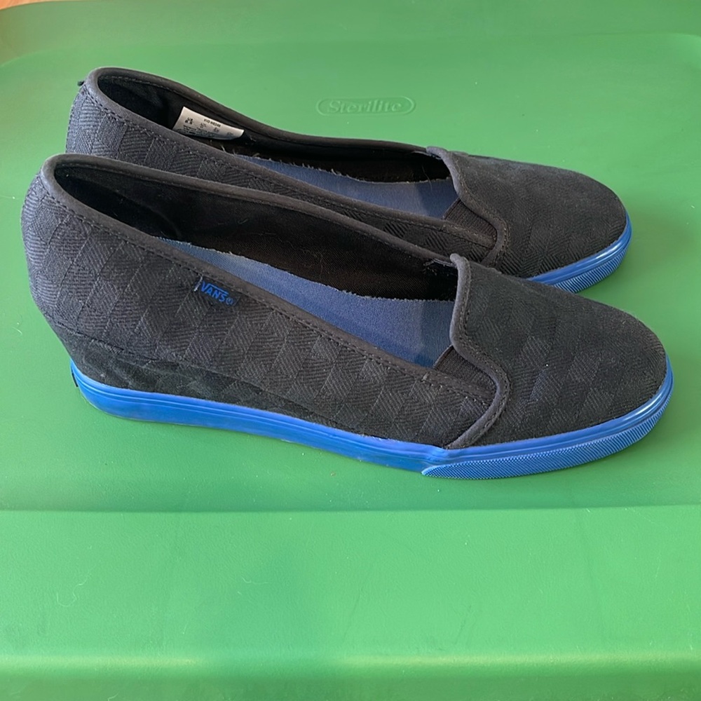 Vintage wedge Vans